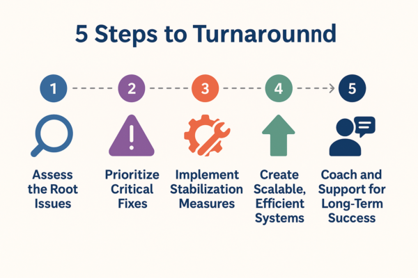 5 steps to turnaround