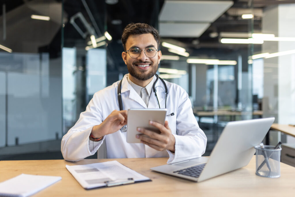 Doctor opening a new independent medical practice